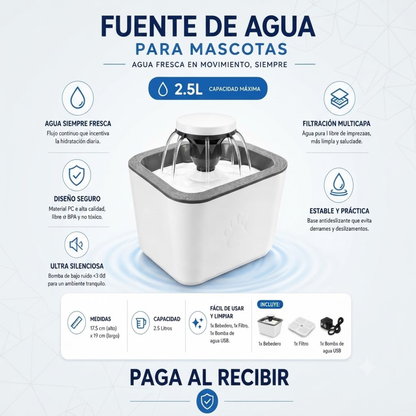 Bebedero Automático Para Mascotas
